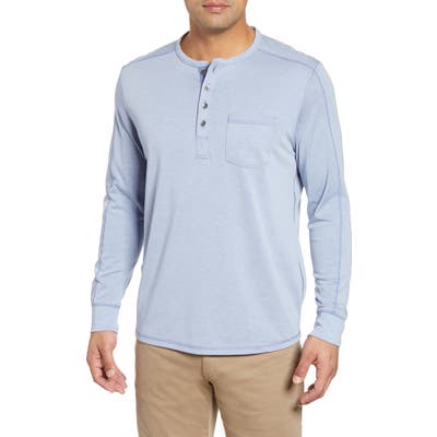 Tommy Bahama San Jacinto Long Sleeve Henley, Blue