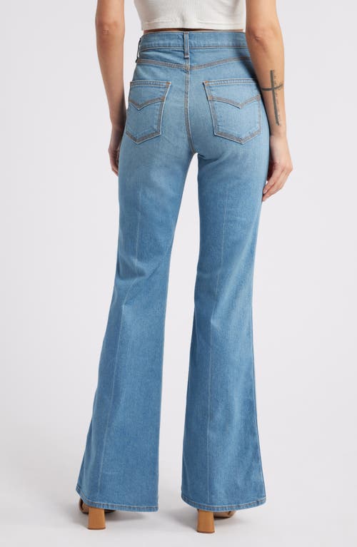 Shop Askk Ny '70s High Waist Bootcut Jeans In Galley