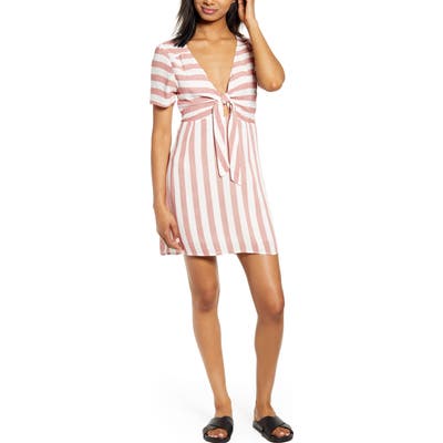 Lira Clothing Out West Stripe Dress, Red