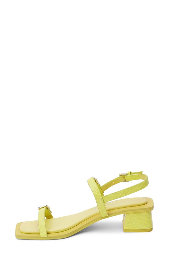 Coconuts By Matisse Maya Slingback Sandal In Lime Lizard
