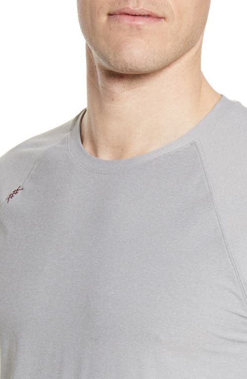 Shop Rhone Reign Performance T-shirt In Gray Space Dye