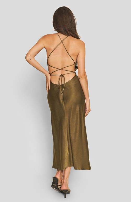 Whimsy + Row Camille Dress In Hunter