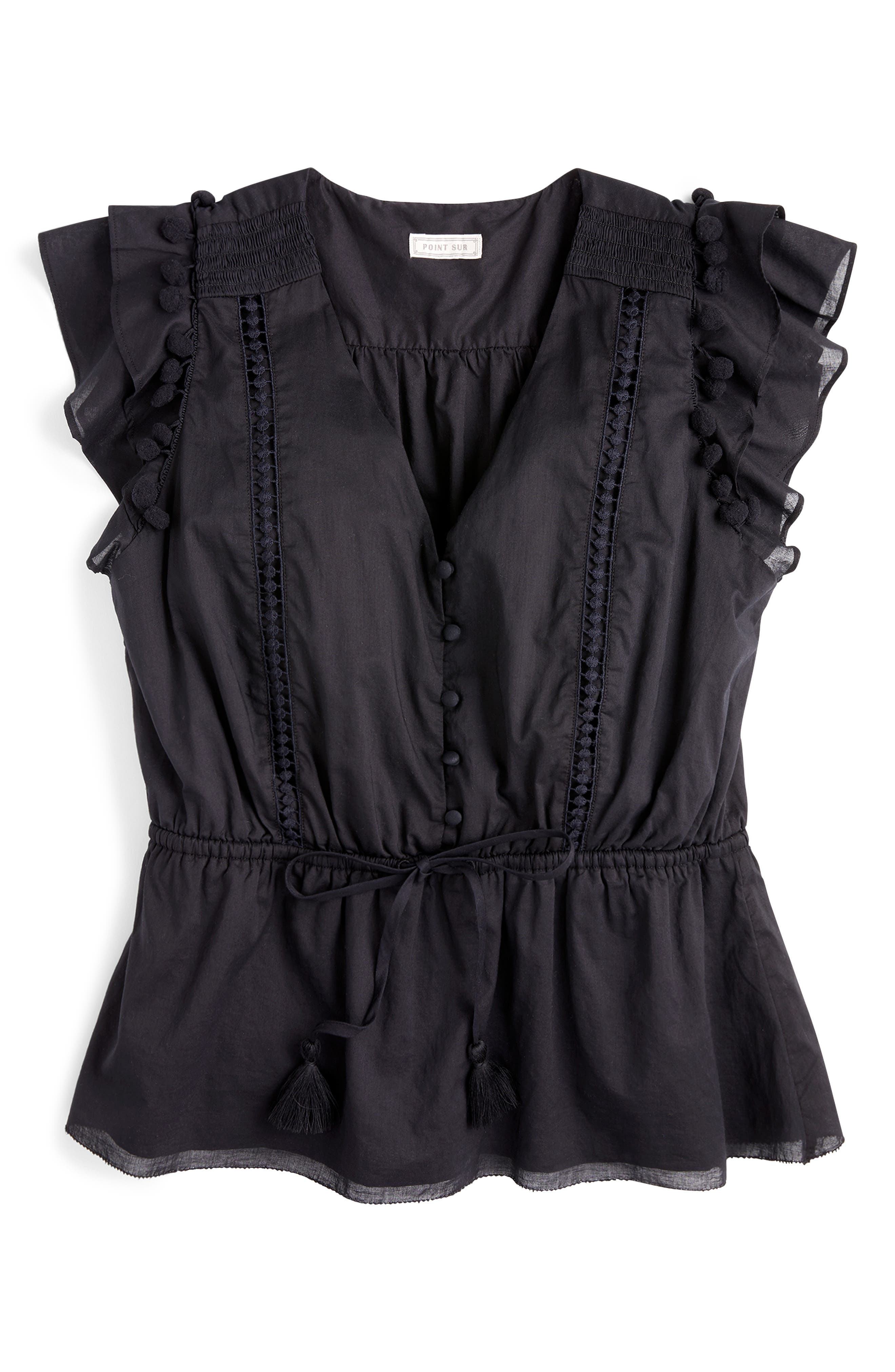 j crew point sur flutter sleeve dress