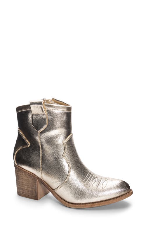 Dirty Laundry Unite Western Bootie in Gold