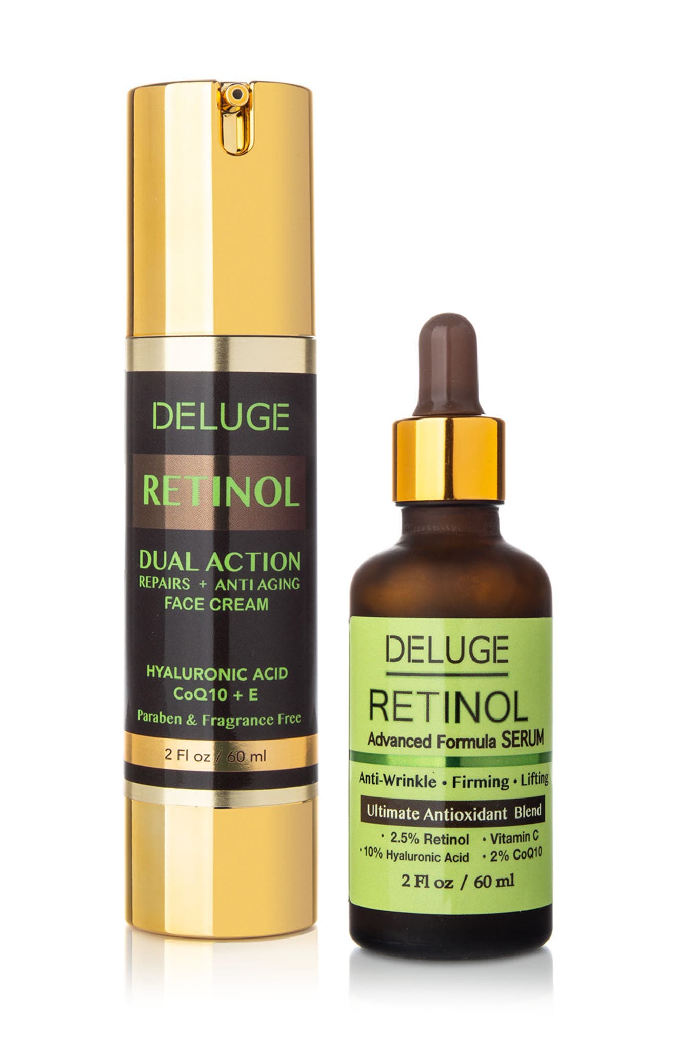 Yuka Skincare Retinol Face Cream + Serum