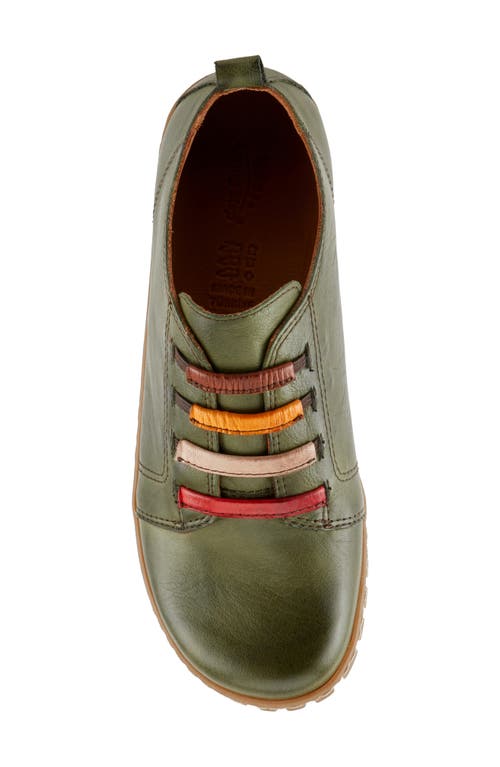 Shop Spring Step Emmalina Sneaker In Olive Green