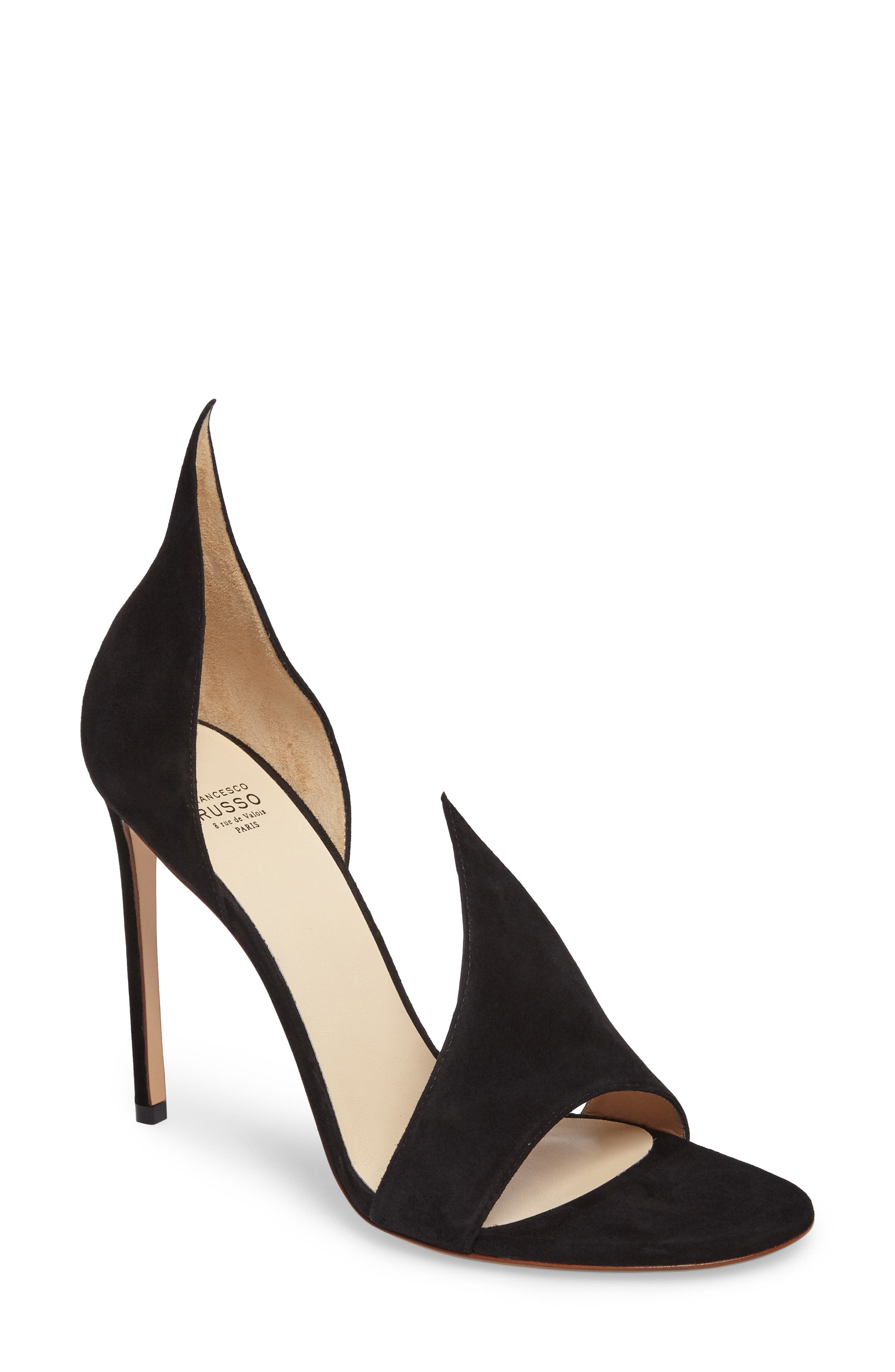 Francesco Russo Flame Sandal - Black