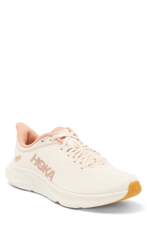 Hoka Solimar Running Shoe In Vanilla/sandstone