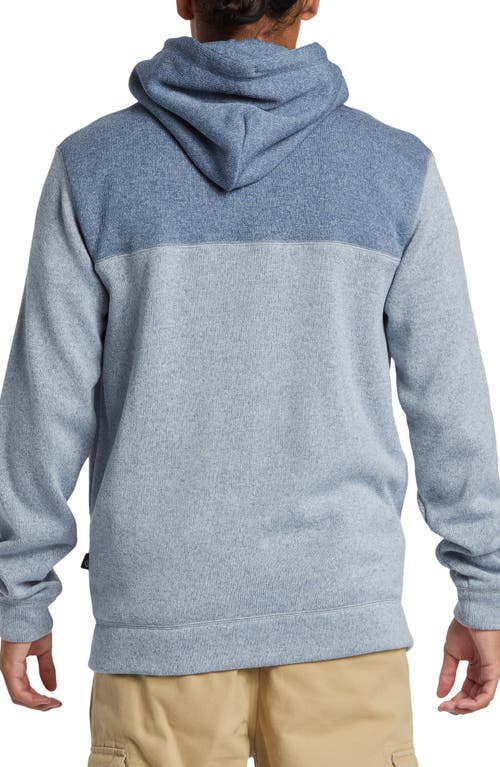 QUIKSILVER QUIKSILVER KELLER COLORBLOCK FLEECE LINED ZIP HOODIE 