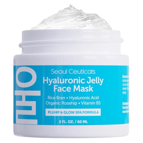Korean Skincare Hyaluronic Jelly Face Mask in Clear