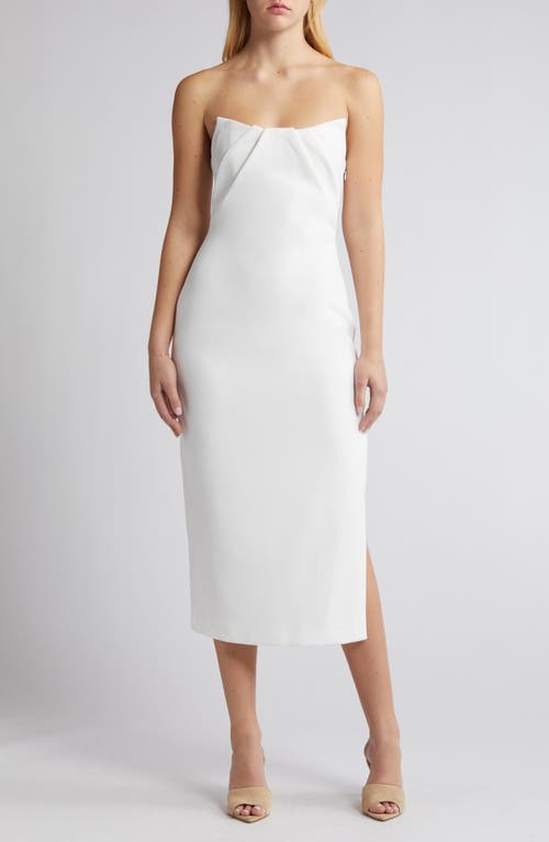 Marcy Strapless Dress in Ivory