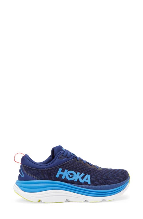 Shop Hoka Gaviota 5 Running Shoe In Bellwether Blue/evening Sky