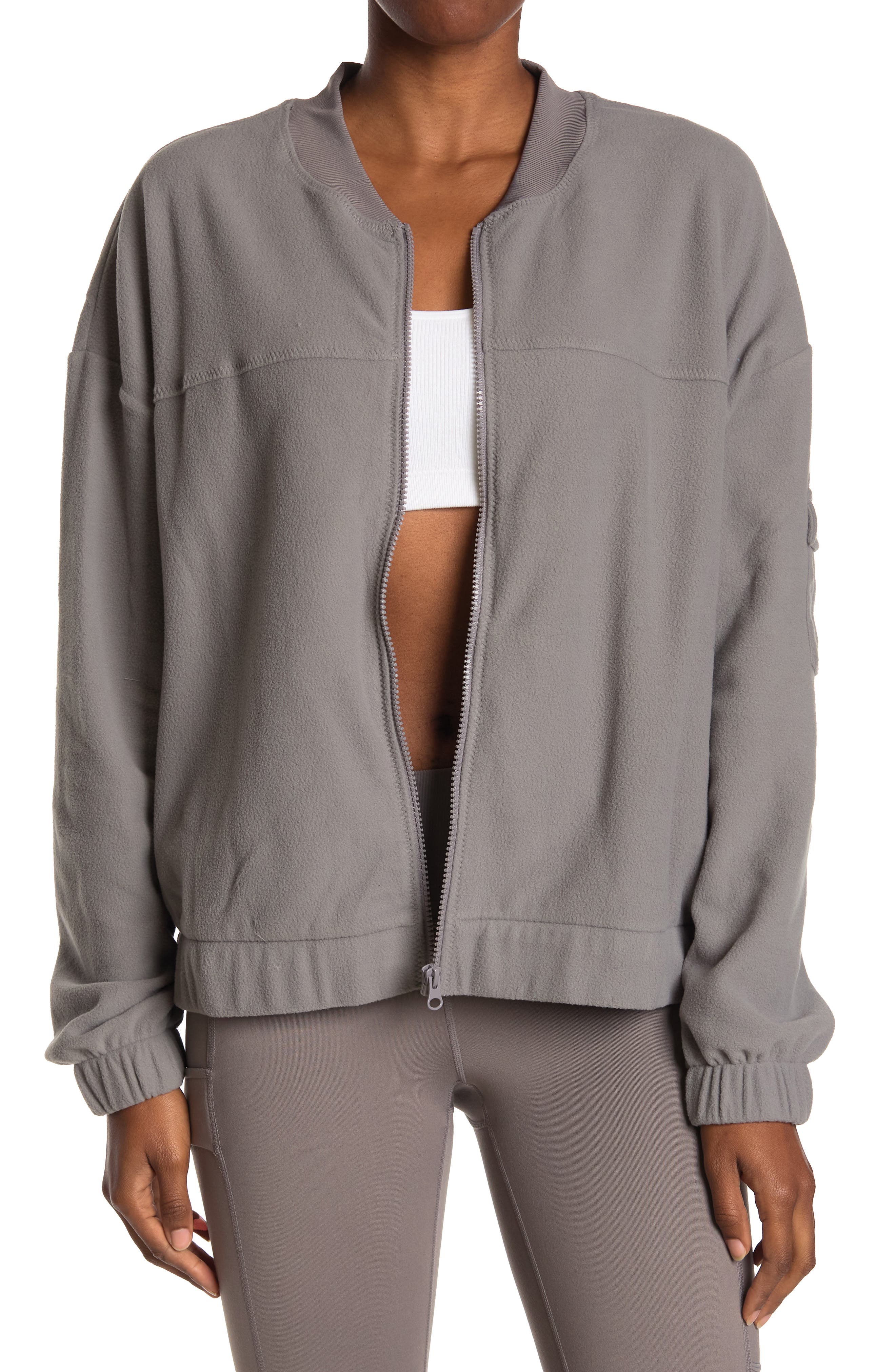 cozy bomber jacket