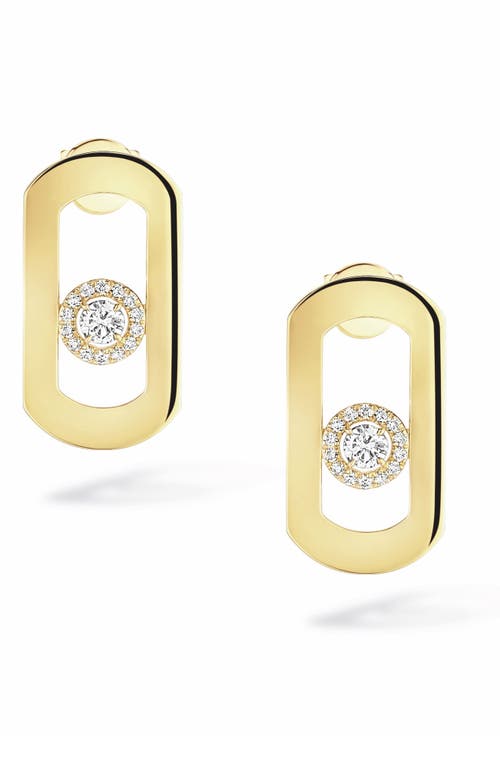 Messika So Move Diamond Stud Earrings in Yellow Gold at Nordstrom