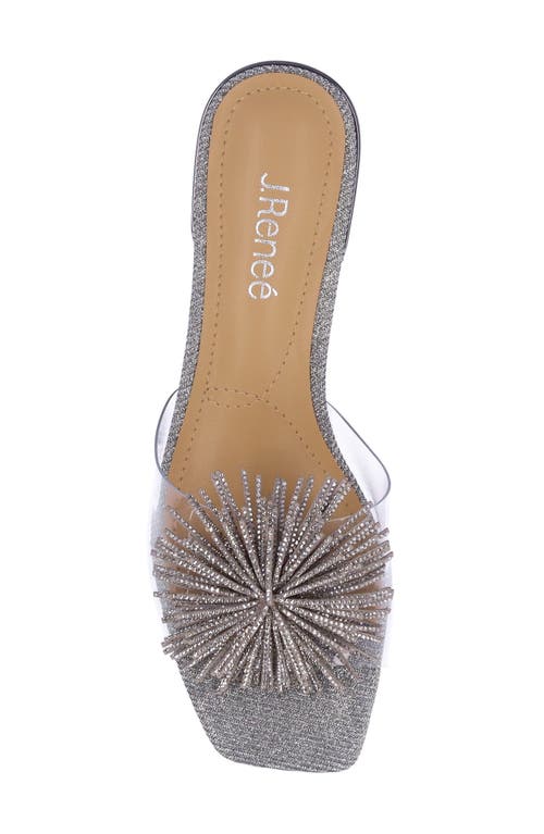 Shop J. Reneé Cherita Slide Sandal In Clear/pewter