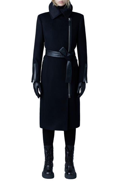 Mackage Kamila Wool Coat in Black