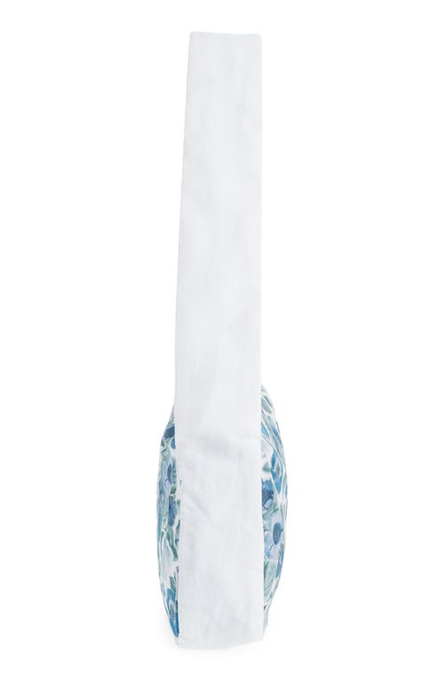 Coming Of Age X Heidi Rose Print Baguette Shoulder Bag In Heidi Rose Blue/white