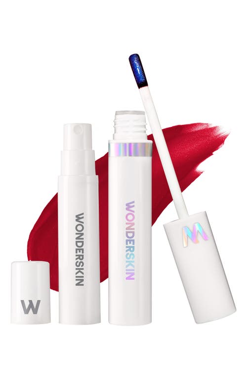 Wonderskin Wonder Blading Peel & Reveal Lip Stain Set In Divine