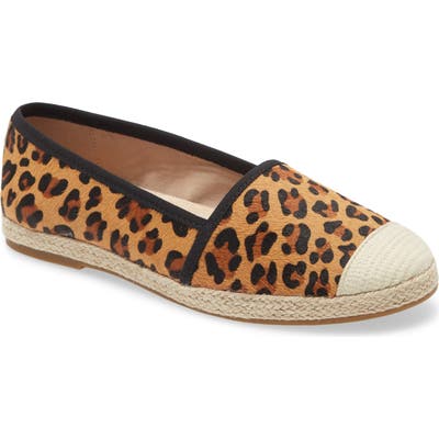 David Tate Paradise Genuine Calf Hair Espadrille Flat