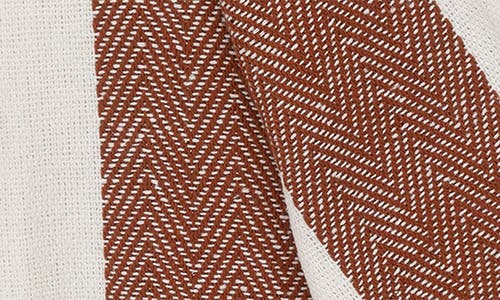 Parkland Collection Archee Fringe Throw Blanket In Rust