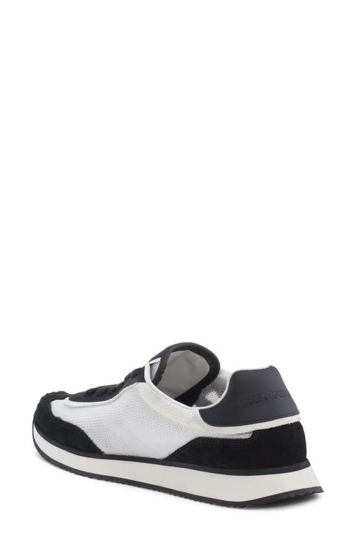 Dolce & Gabbana Dolce&gabbana Dg Cushion Sneaker In Bianco/ Nero