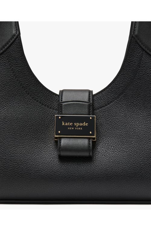 Shop Kate Spade New York Nouveau Leather Shoulder Bag In Black