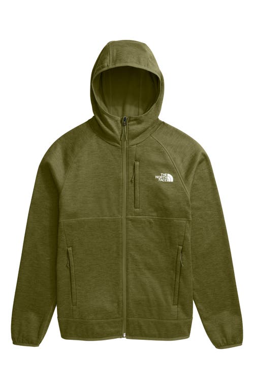 Shop The North Face Canyonlands Hooded Jacket In Forest Olive Heather