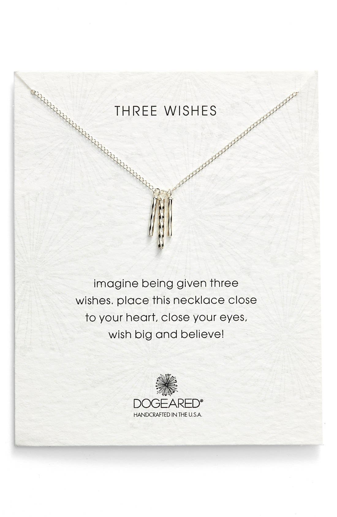 Dogeared 'Three Wishes' Pendant Necklace (Nordstrom Exclusive) Nordstrom