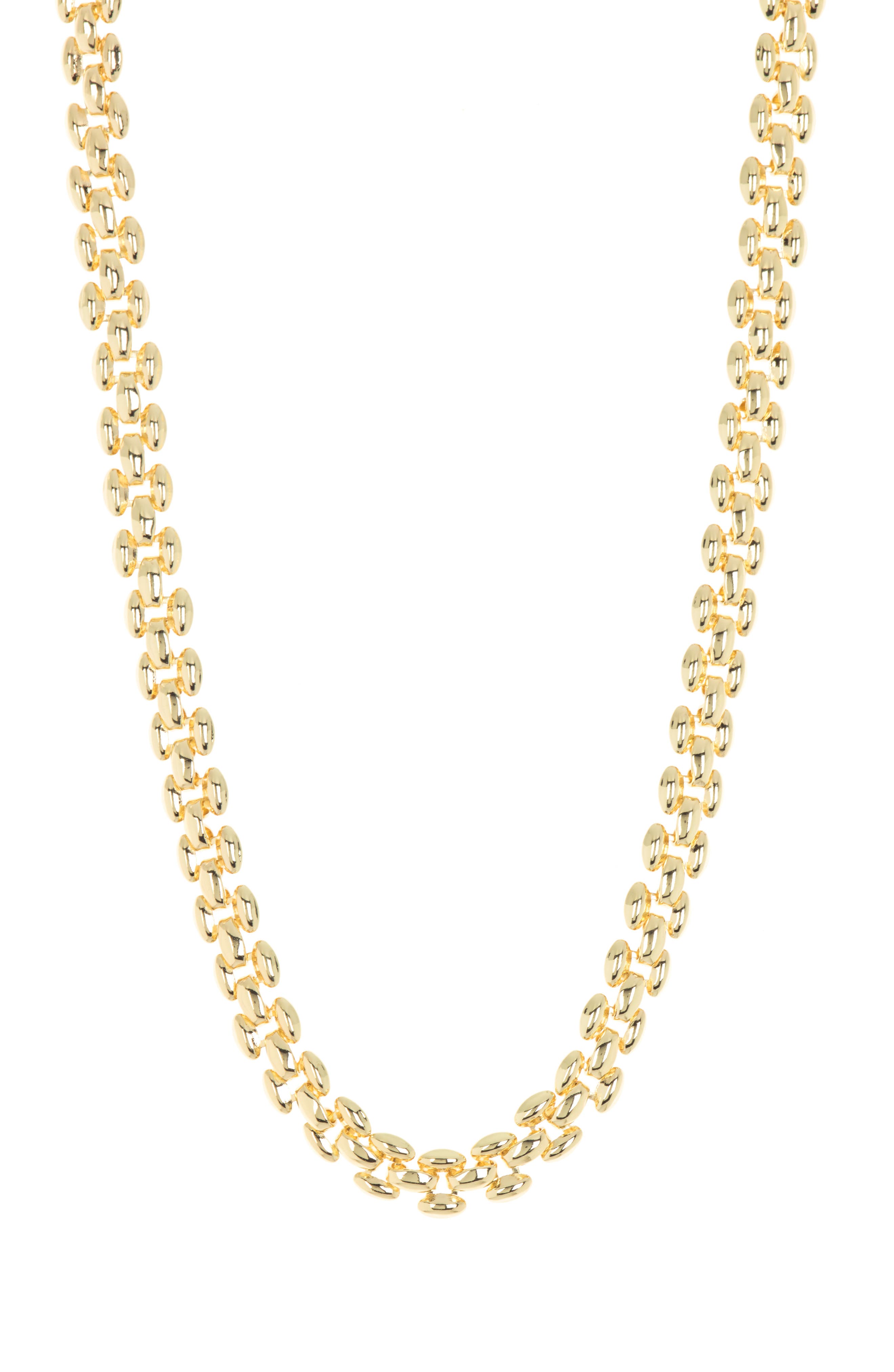 NORDSTROM RACK Panther Square Link Chain Necklace Nordstromrack