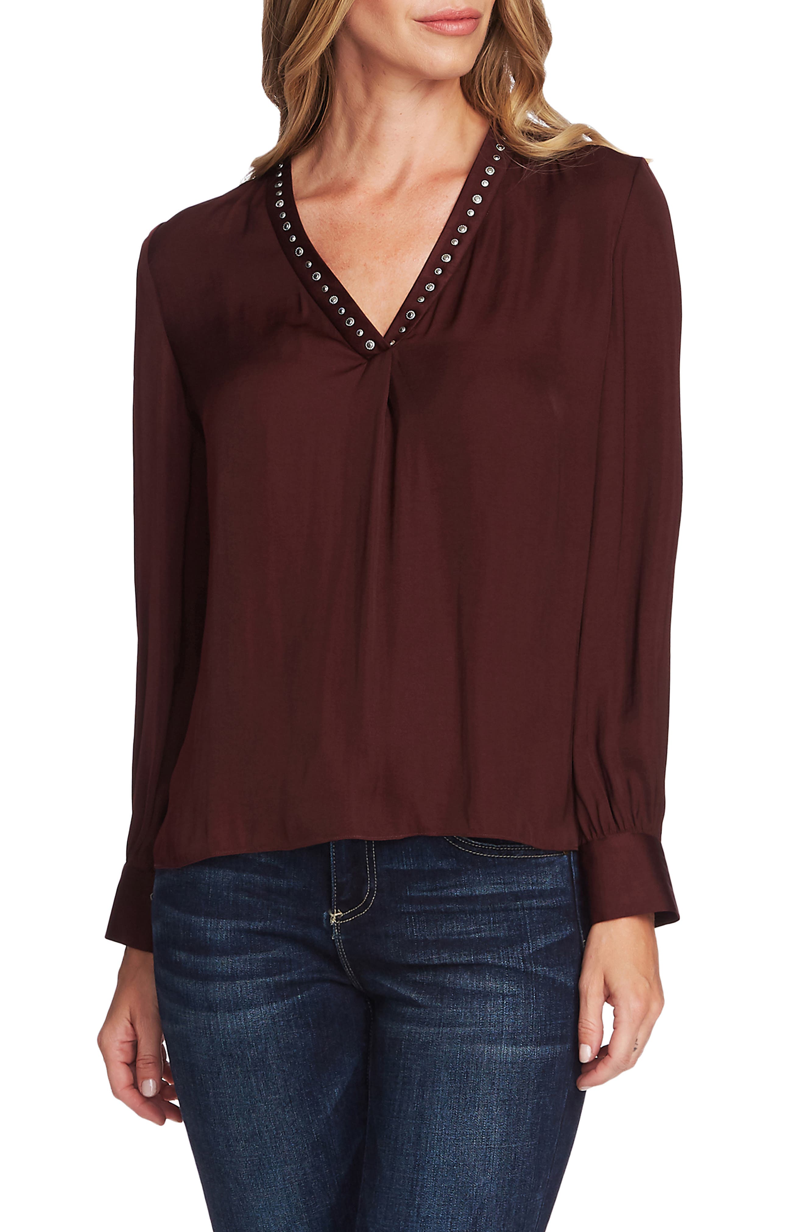 vince camuto studded top