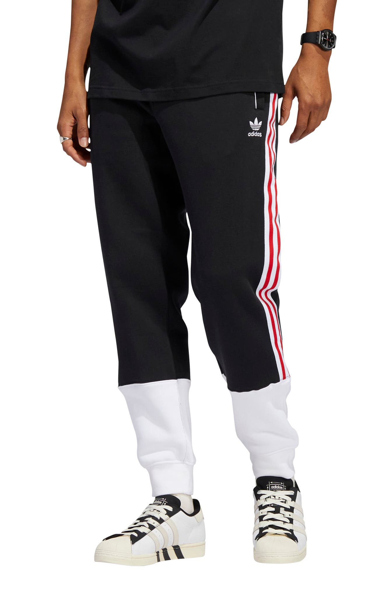 adidas originals fleece track pants