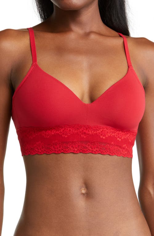 Natori Bliss Perfection Contour Soft Cup Bralette in Strawberry