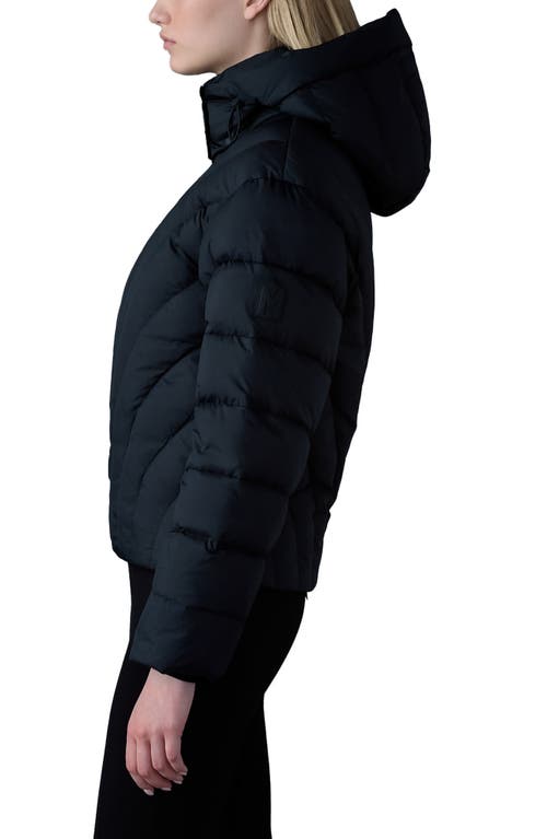 Shop Mackage Hope 750 Fill Power Down Puffer Jacket In Black