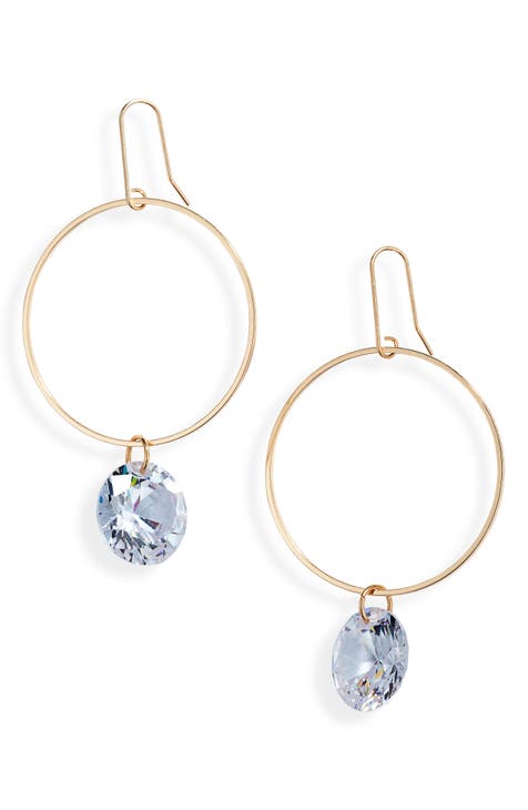 Cubic zirconia earrings deals nordstrom