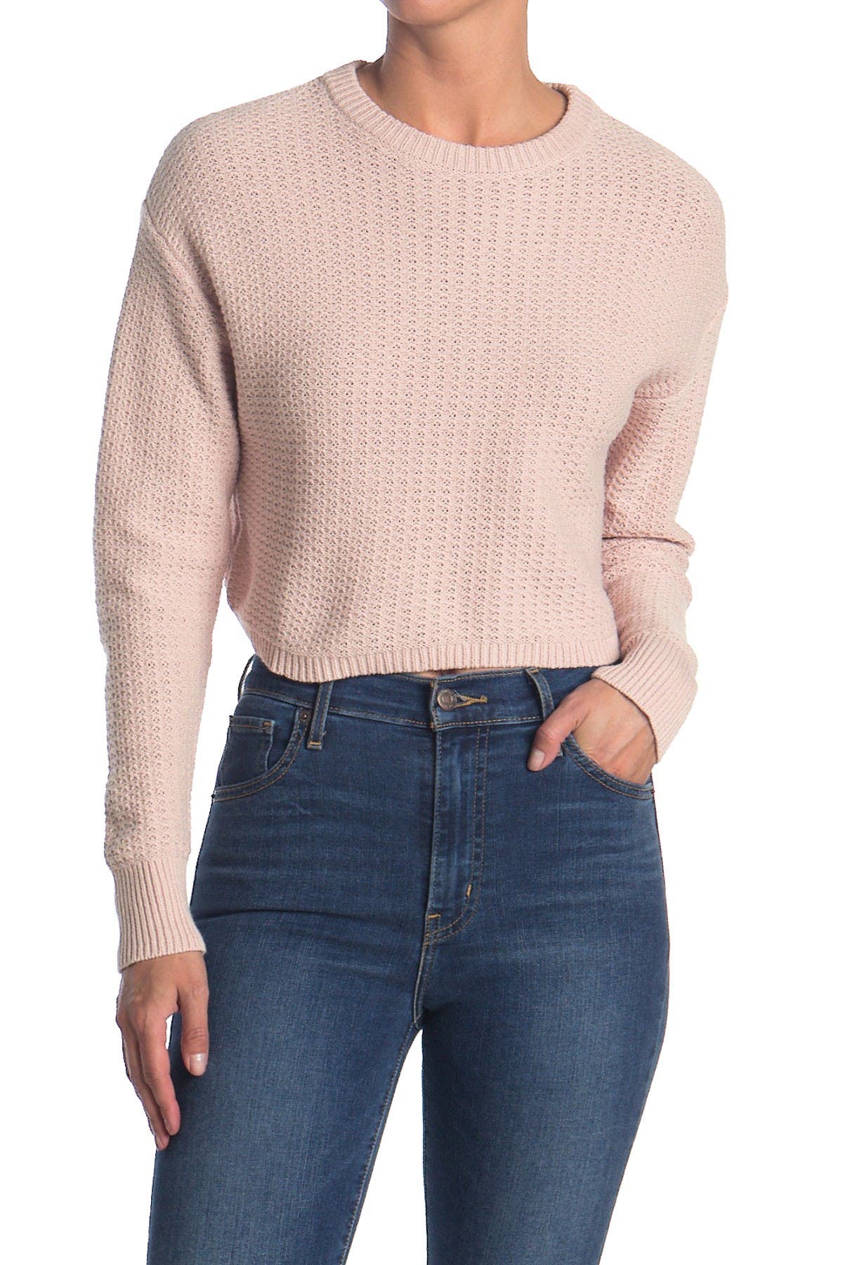 Abound | Textured Crop Sweater | Nordstrom Rack