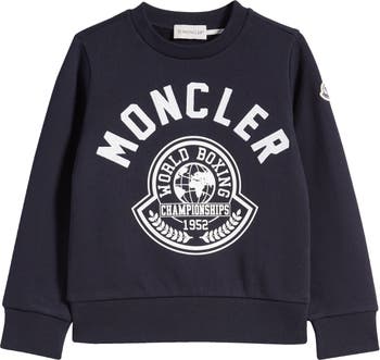Logo Cotton Moncler | Nordstrom Fleece World Sweatshirt Boxing Kids\'