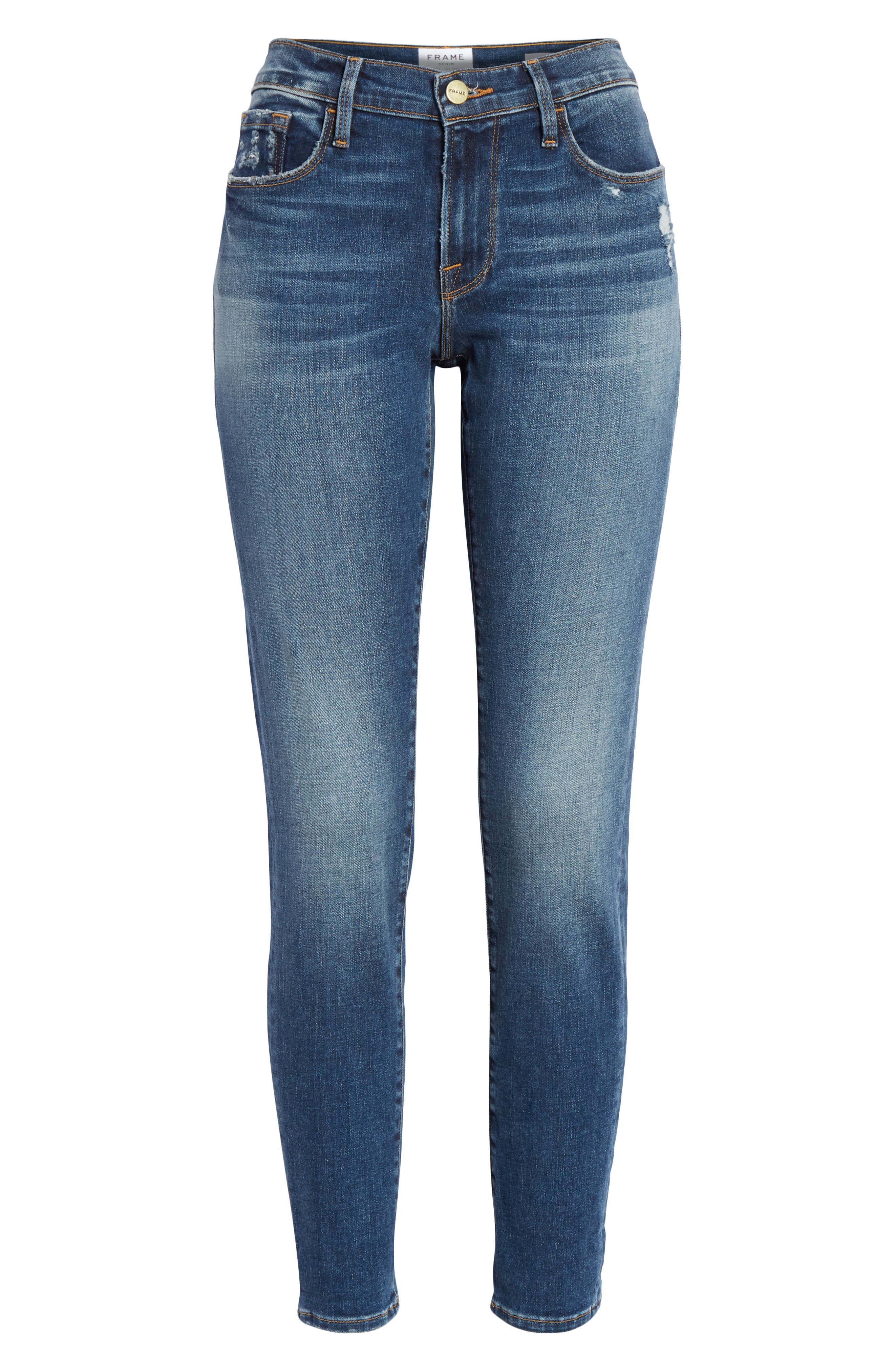 FRAME Le Garcon Ankle Boyfriend Jeans 