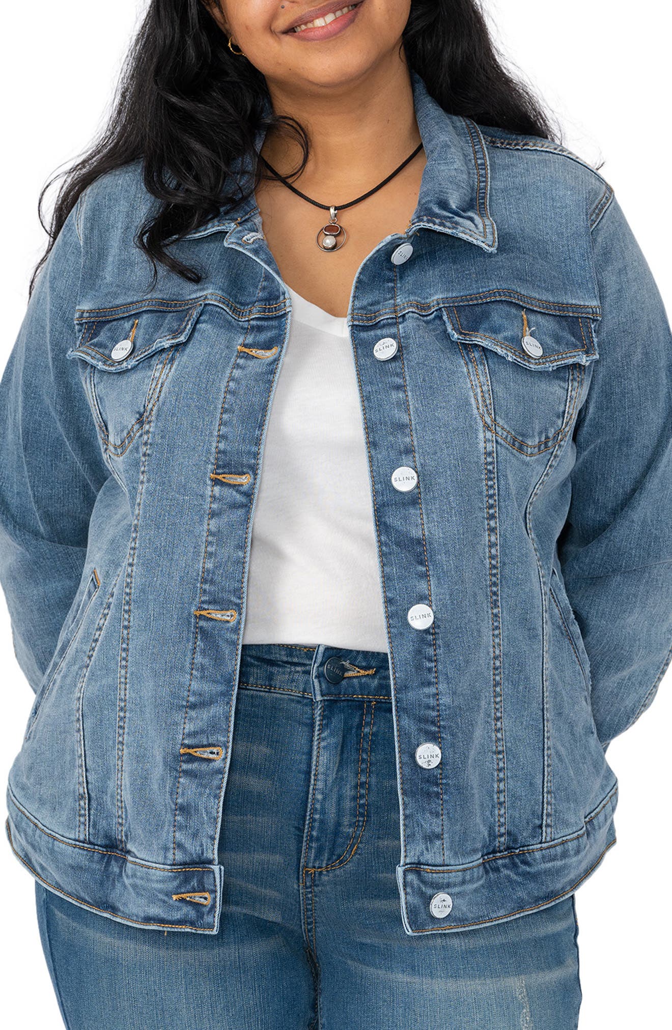 Denim jacket in Destiny – SLINK JEANS