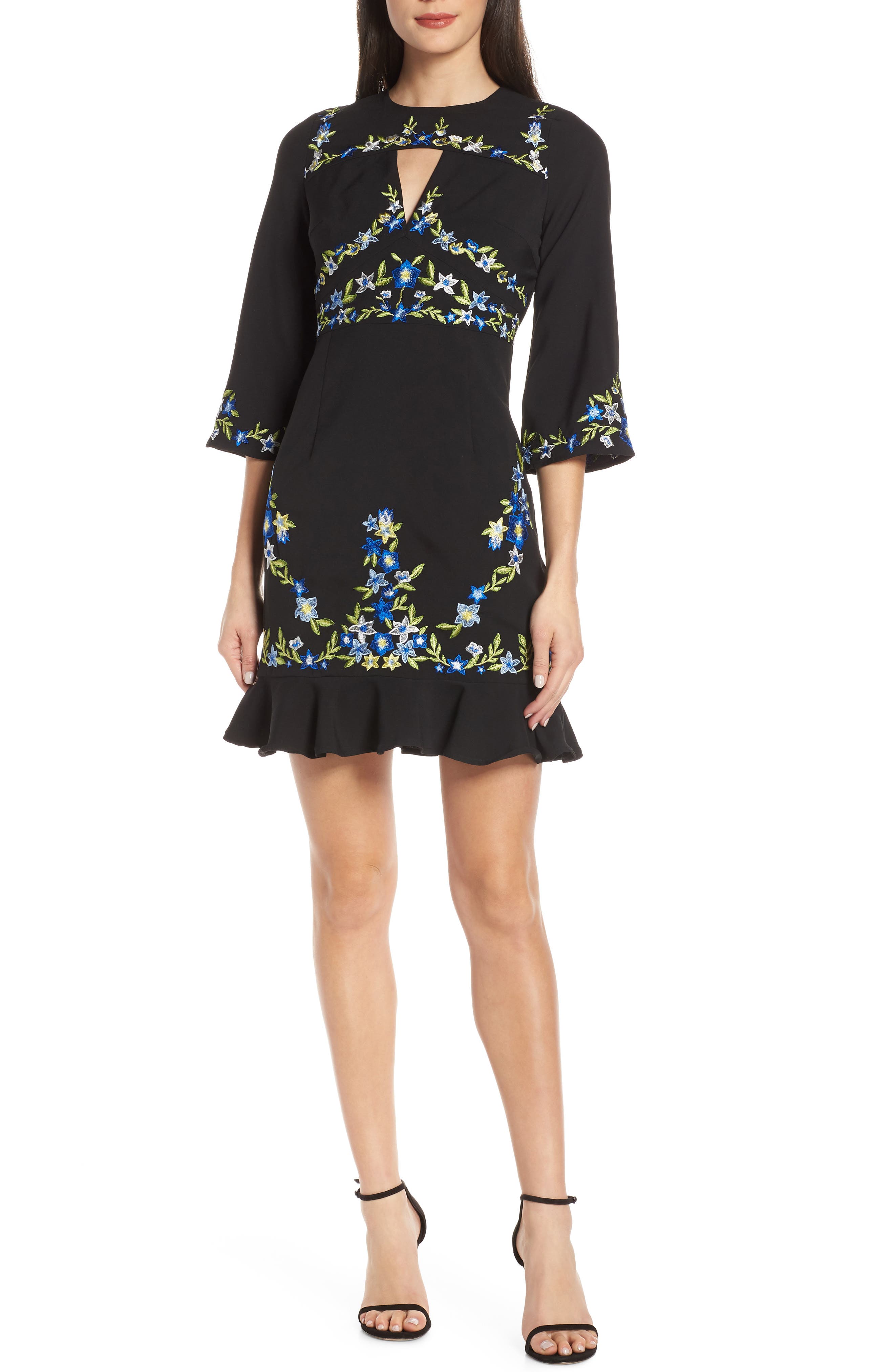 nordstrom embroidered dress