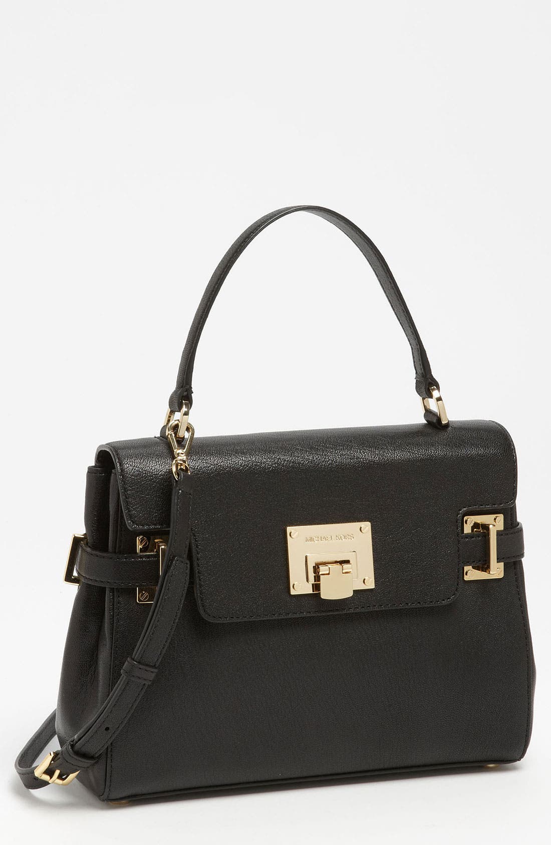 michael kors astrid satchel black