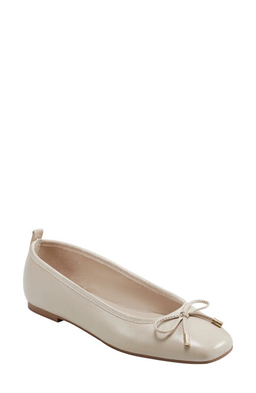 Ubet Ballet Flat in Ivory