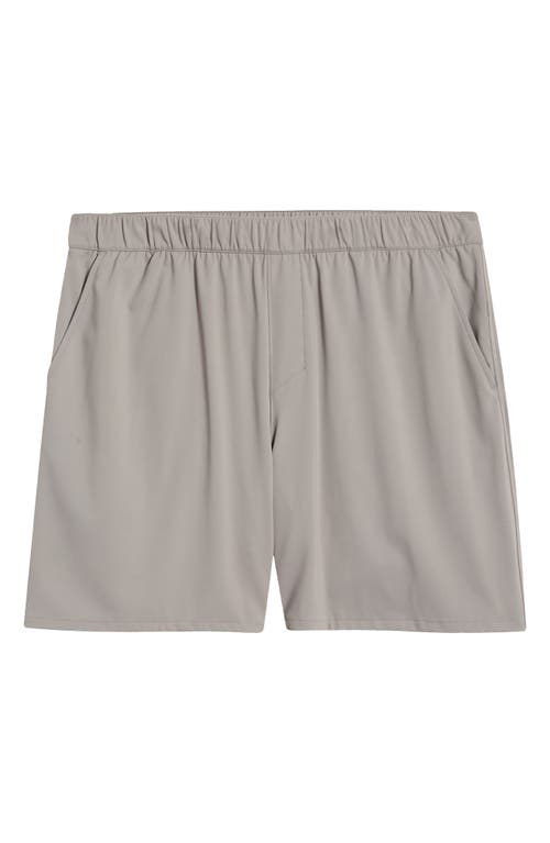 Shop Zella Stride Performance Shorts In Grey December