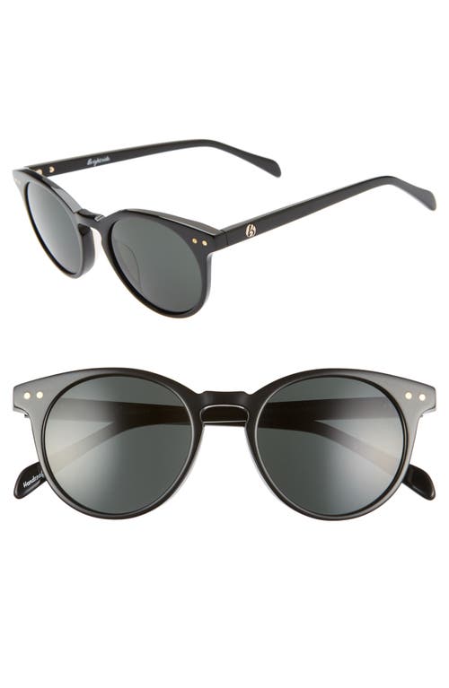 Oxford 49mm Sunglasses in Black/Grey