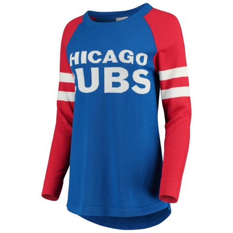Lids Chicago Cubs Concepts Sport Women's Meter Knit Raglan Long