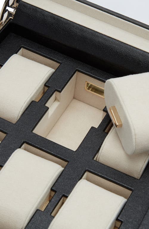 Wolf Palermo 6-piece Watch Box In Black