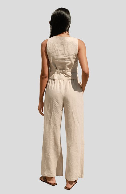 Whimsy + Row Bowie Vest In Oatmeal