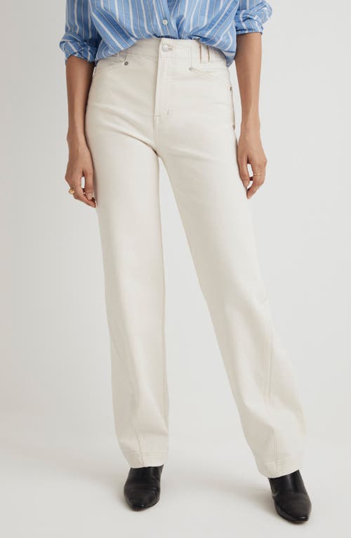 Madewell The Perfect Wide Leg Jeans Vintage Canvas at Nordstrom,