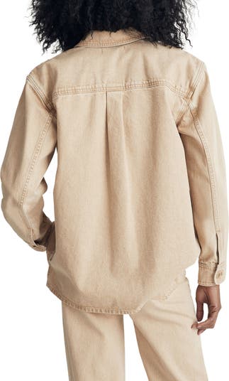 Botanical Yarn Dye Denim Shirt Jacket