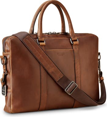 Shinola navigator leather store messenger bag