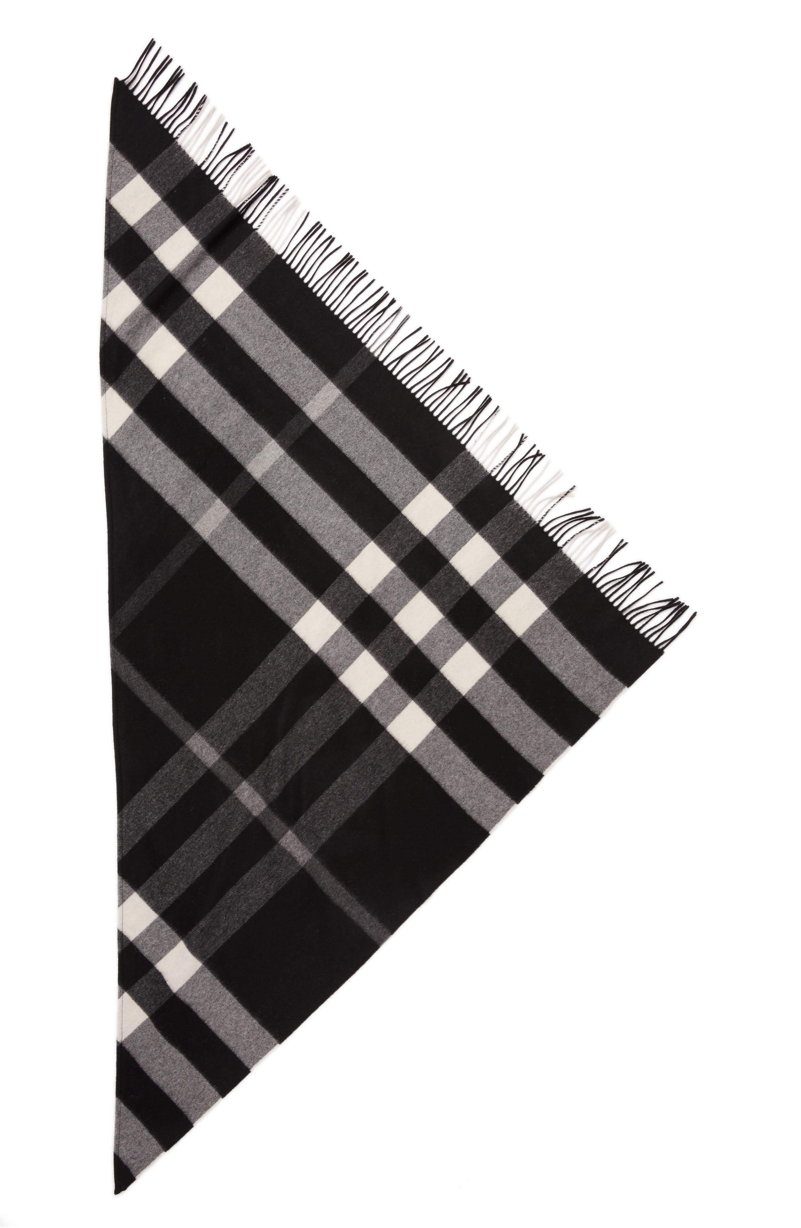 burberry triangle cashmere scarf